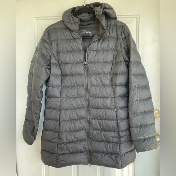Eddie Bauer CirrusLite Down Parka Gray size M - Picture 1 of 4
